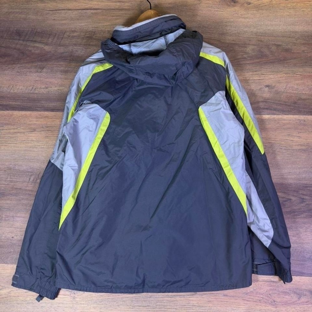 Columbia Youth Interchange Jacket 18/20 Black Gray Winter Coat - Picture 2 of 5